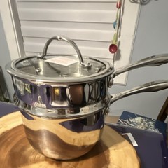Princess Heritage Signature Stainless Steel Double Boiler 3-Piece Set w/Lid