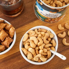 Great Value Deluxe Whole Cashews, Unsalted, 16 oz NEW