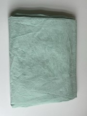 Ralph Lauren FULL FLAT Sheet Avery Green Cotton Damask Vintage 1994 1990s