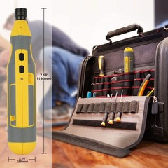 4V Cordless Screwdriver Kit Electric USB Rechargeable Power Tool 43pcs Bits Set