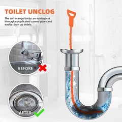 Drain Hair Catcher 20 Inch Drain Snake Shower Drain Hair Trap Clog Remover Lot