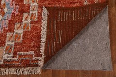 Rust Moroccan Tribal Area Rug 5×7 Hand-knotted Wool Oriental Carpet for Any Room