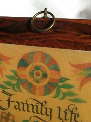 LDS Mormon Solid Wood Wall Plaque Family Life Spencer W Kimball Utah Folk Art