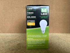 4-768 Pack Maxlite LED Light Bulbs 13W = 100W Watt A19 Soft White 2700K Dimmable