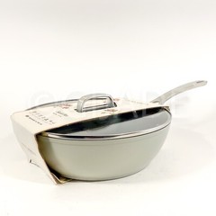Laura Ashley Non-stick 11″ Sauté Pan Stainless Steel Handle New