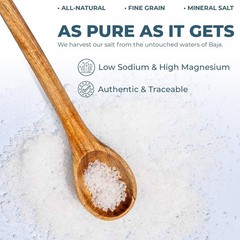 BAHA – Baja Mineral Sea Salt | Original Natural Grain 16 Ounce (Pack of 1)