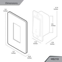 Smart 3-Way Wi-Fi Light Switch, Alexa & Google Home Compatible, Certified
