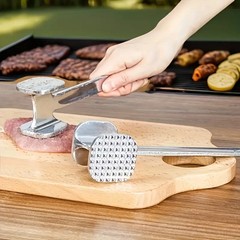 7.68In Double Side Beaf Steak Mallet Meat Tenderizer Hammer Kitchen Pounder Tool