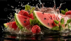 Strawberry watermelon RARE, or Citrullus lanatus. 10 Seeds Free Shipping!