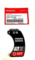 New OEM Honda EU2200i Recoil Side Cover & Decal Plastic Case 63220-Z44-A30ZB