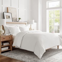 White 300 TC Sateen Duvet Set- Levtex Home