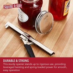 Swing-A-Way Comfort Grip Jar Opener – Black
