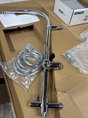 KOHLER Westin 45207-MG-CP Shower Rail with Rain & Hand Shower Chrome Finish