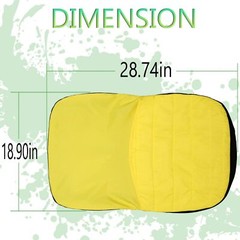 LP92334 Large Seat Cover for John Deere Seats with 18in Back Rest Lawn Tractors
