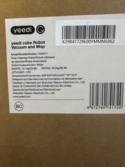 Yeedi Cube Robot Vacuum and Mop Floor Cleaning Robot with AIO Station YDAX11 NEW