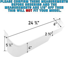 Door Bin Compatible With Frigidaire GLRT212IDW9 FRT18S6JW5 LFHT1817LB1