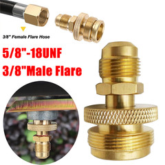 1LB Propane Tank Cansiter Regulator Adapter Connect to 3/8″Male Flare 5/8″-18UNF