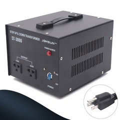 3000 Watt Voltage Converter Transformer Step Up/Down 110-120V to/From 220-240V