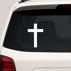 Cross Vinyl Die Cut Decal Sticker – Jesus Christ Christian Religious