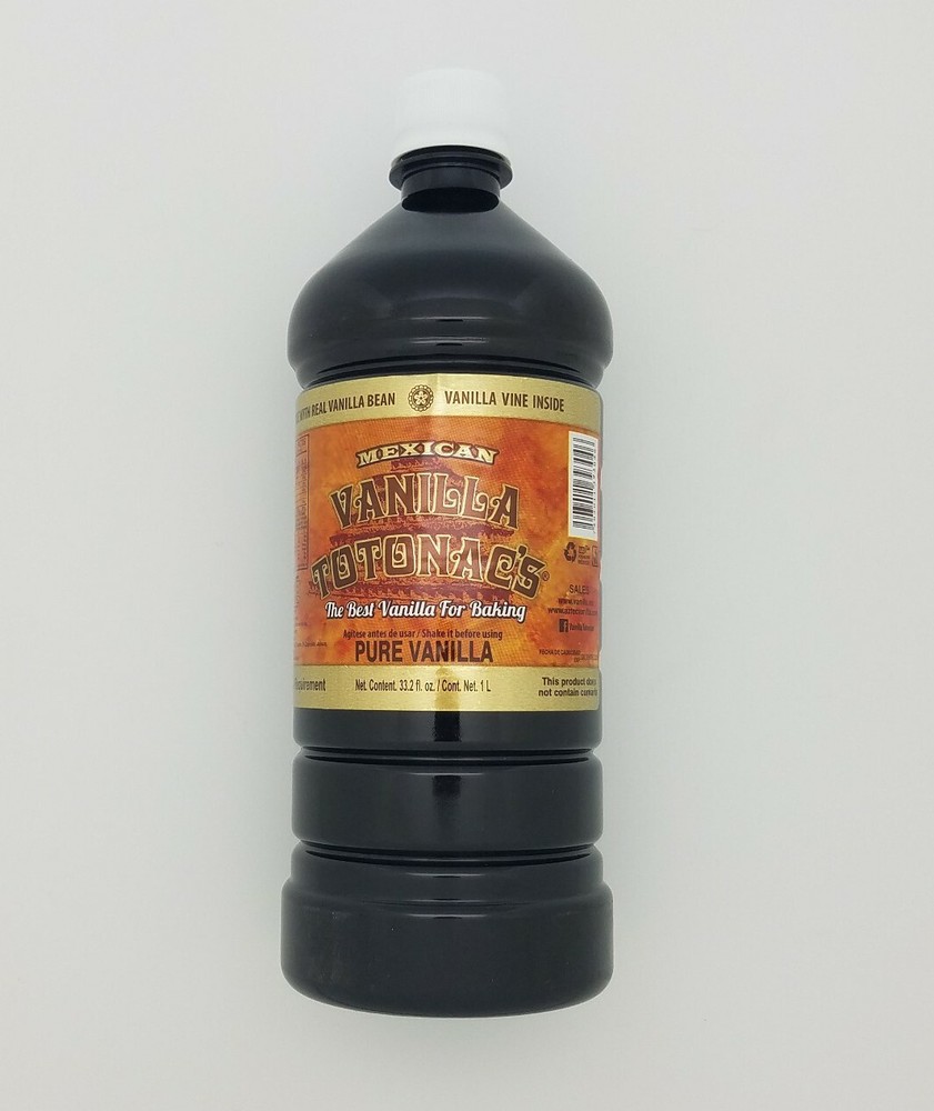 Totonac’s Pure Mexican Vanilla extract, 33.2 Ounces (Baking)