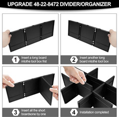 Upgrade Black 48-22-8472 Packout Divider/Organizer for Milwauke Packout 2 Drawer