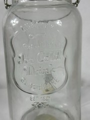 Glass Beverage Dispenser 2 Gallon with Glass Clamp Lid Hand-Wash Only