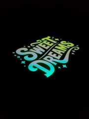 Glow In The Dark Vinyl Decals Positive Quotes Decor Large Size Lit Studios New