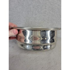 Vintage FlavorSeal Stainless Steel 3 Piece Double Boiler Set Brown Handles