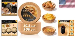 Large Round Liners 10.3in 100-Pack
