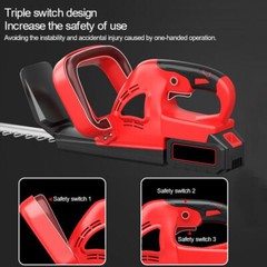 Hedge Trimmer for Milwaukee 21V Battery Cordless Electric Hedge Bush Trimmer US