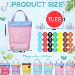 14 Set Packing Cubes for Travel Days of Week Packing Cubes with Labels Campin…