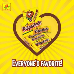 (4 Pack) Pulparindo Tamarind Candy, Original Hot and Salted Mexican Candy, 20ct