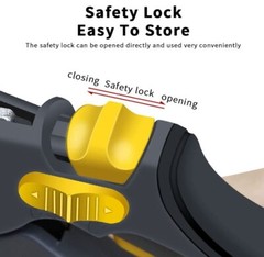 4 PACK! Pro Titanium Plated Pruning Hand Shears, Safety Lock Gardening Scissors