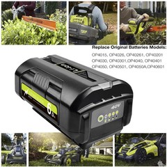 1/4PCS For Ryobi 40V 6Ah 8.0Ah Battery High Capacity Lithium ion OP4050 OP40602