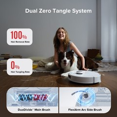 Roborock Qrevo Curv Vacuum&Mop,18500Pa,Zero-Tangling,FlexiArm Tech – Refurbished
