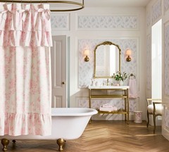 Best Seller LoveShackFancy Ditsy Floral Shower Curtain