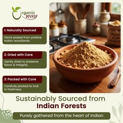 Organic Way Jaggery Powder | Kosher Certified Origin – India (1lbs 16 Oz)