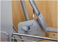Rev-A-Shelf 5PD-36 Modern 34-1/4″ Pull Down Shelf Organizer for – Chrome