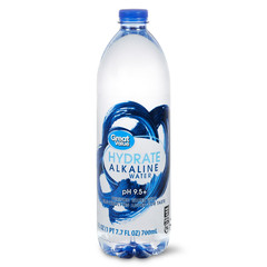 Great Value Hydrate Alkaline Water, 23.7 fl Oz, Bottle, 15 Count…