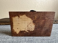 Wood Stand With 3 Flags United States,US Marine Corps, And POW