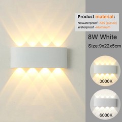 LED Wall Sconces Modern Up Down Wall Light Indoor Outdoor Hallway Bedroom Lamp