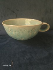 Anthropologie Old Havana Mint Oversized 10 Oz Cup – Teal