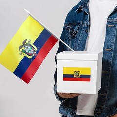 Anley Ecuador Mini Flag 12 Pack – Hand Held Small Miniature Ecuadorian Flags