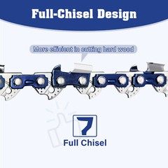 12″ 14” 16″ 18″ 20″ 22″ 24″ in Chainsaw Chain Blade 325″ 3/8″LP .058″ 0.43″ 050