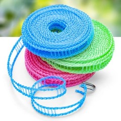 1 PCS Clotheslines 3m Portable Windproof Clothesline for Outdoor Indoor Home