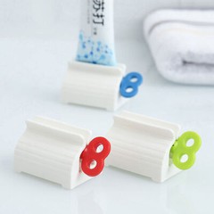 Toothpaste Squeezer Bathroom Tube Easy Stand Dispenser Rolling Holder Seat Lot