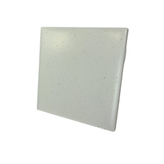 Freckled 4.25 in Ceramic Tile Specs Dots Subway Square Vintage Off White Matte