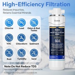 Stokk UC50 Under Sink Water Filter, Reduces Lead, Chlorine, Bad Taste & Odor