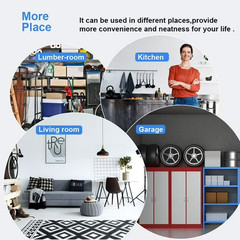 BestOffice 4 Shelf Wire Shelving Unit Garage NSF Wire Shelf Metal Storage Rack