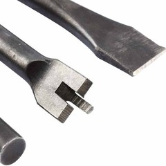 A Set Air Hammer Chisels Set, Carbon Steel Air Chisel Bits, Pneumatic Air Hammer
